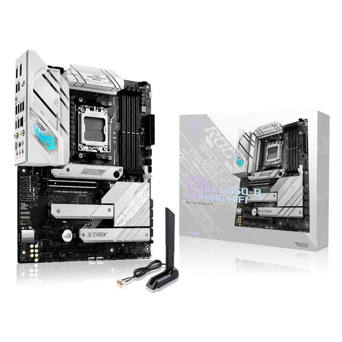 AMD Ryzen 7 7800X3D Eight Core 5.0GHz, ASUS ROG STRIX B650-A GAMING WIFI DDR5 ATX Motherboard CPU Bundle