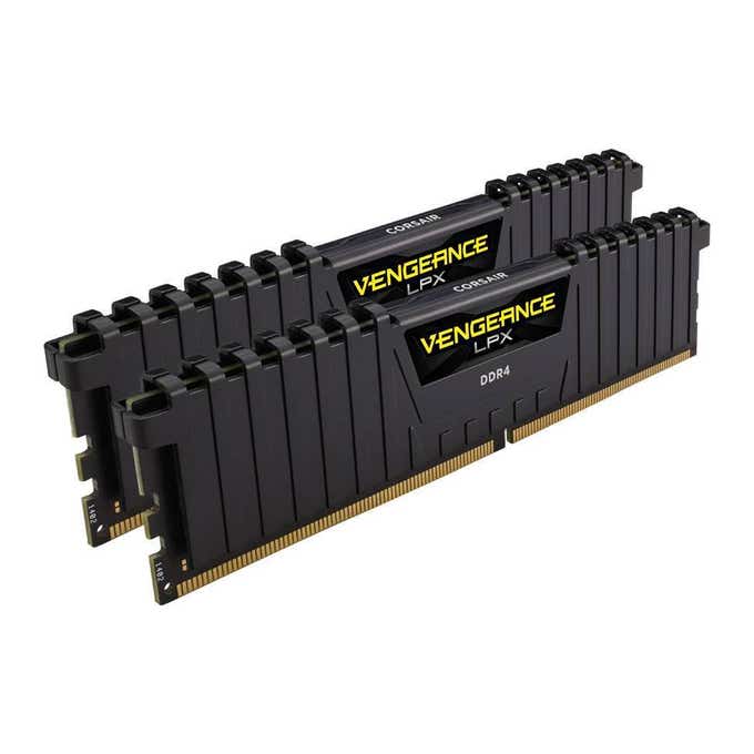 Corsair Vengeance BLACK LPX 16GB 2x8GB DDR4 3200MHz Memory - CMK16GX4M2Z3200C16