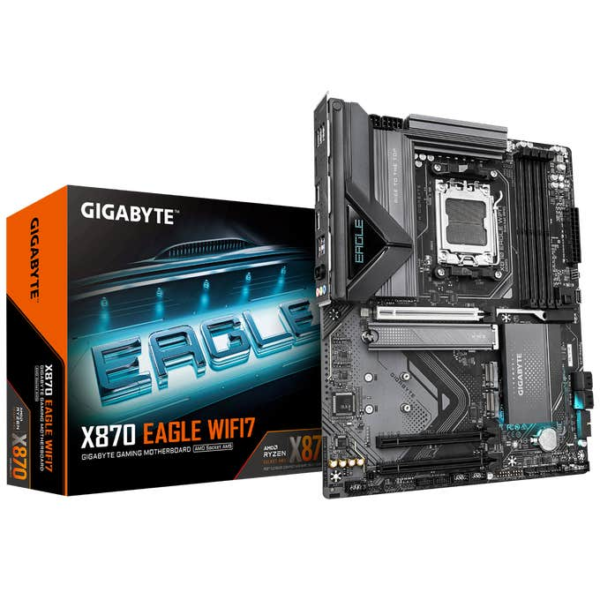 Gigabyte X870 EAGLE WIFI7 AMD Ryzen DDR5 WIFI Motherboard - Socket AM5