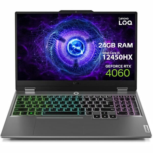 Lenovo LOQ15 - Intel I5-12450HX | 24GB RAM | 1TB SSD | NVIDIA RTX 4060 | 15.6'' FHD 144Hz - 83GS00DLUK
