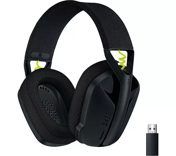 LOGITECH G435 Wireless Gaming Headset - Black