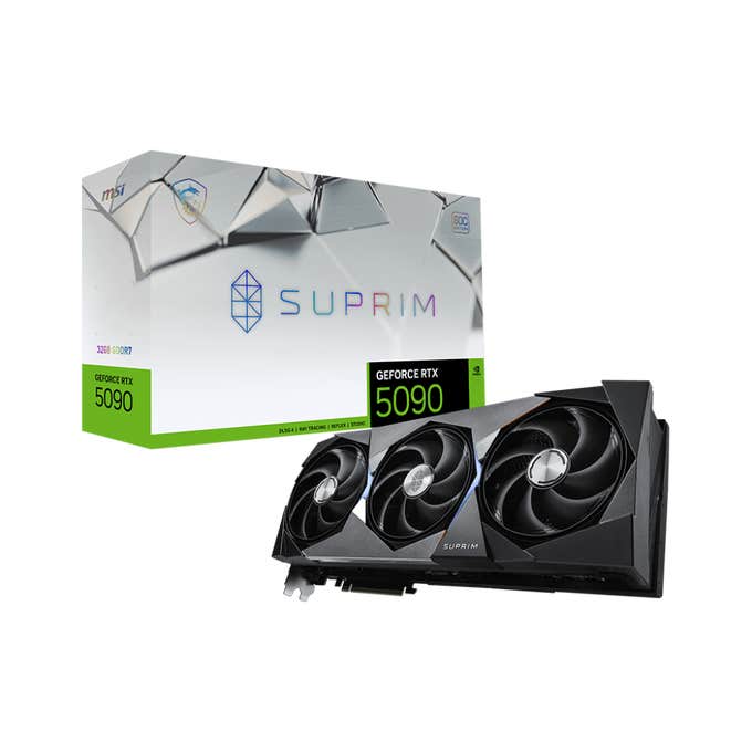 MSI NVIDIA GeForce RTX 5090 32G SUPRIM SOC GDDR7 Graphics Card