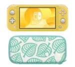 NINTENDO Switch Lite (Yellow) & Switch Lite Carrying Case (Animal Crossing: New Horizons Edition) Bundle