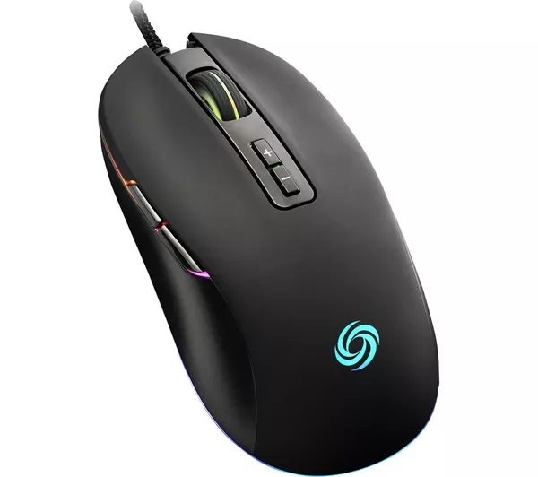 NOS M-200 RGB Optical Gaming Mouse - Black