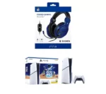 SONY PS5 Disk Slim (Astro Bot)+Big Ben PS5 Headset Blue